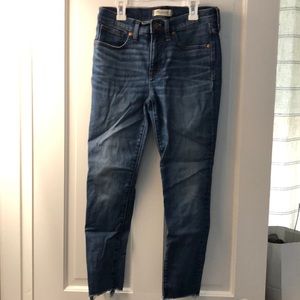 Madewell 9” high-rise skinny crop jeans